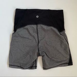 Lululemon two tone biker shorts